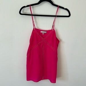 Cami NYC hot pink silk cami sz Xsmall.